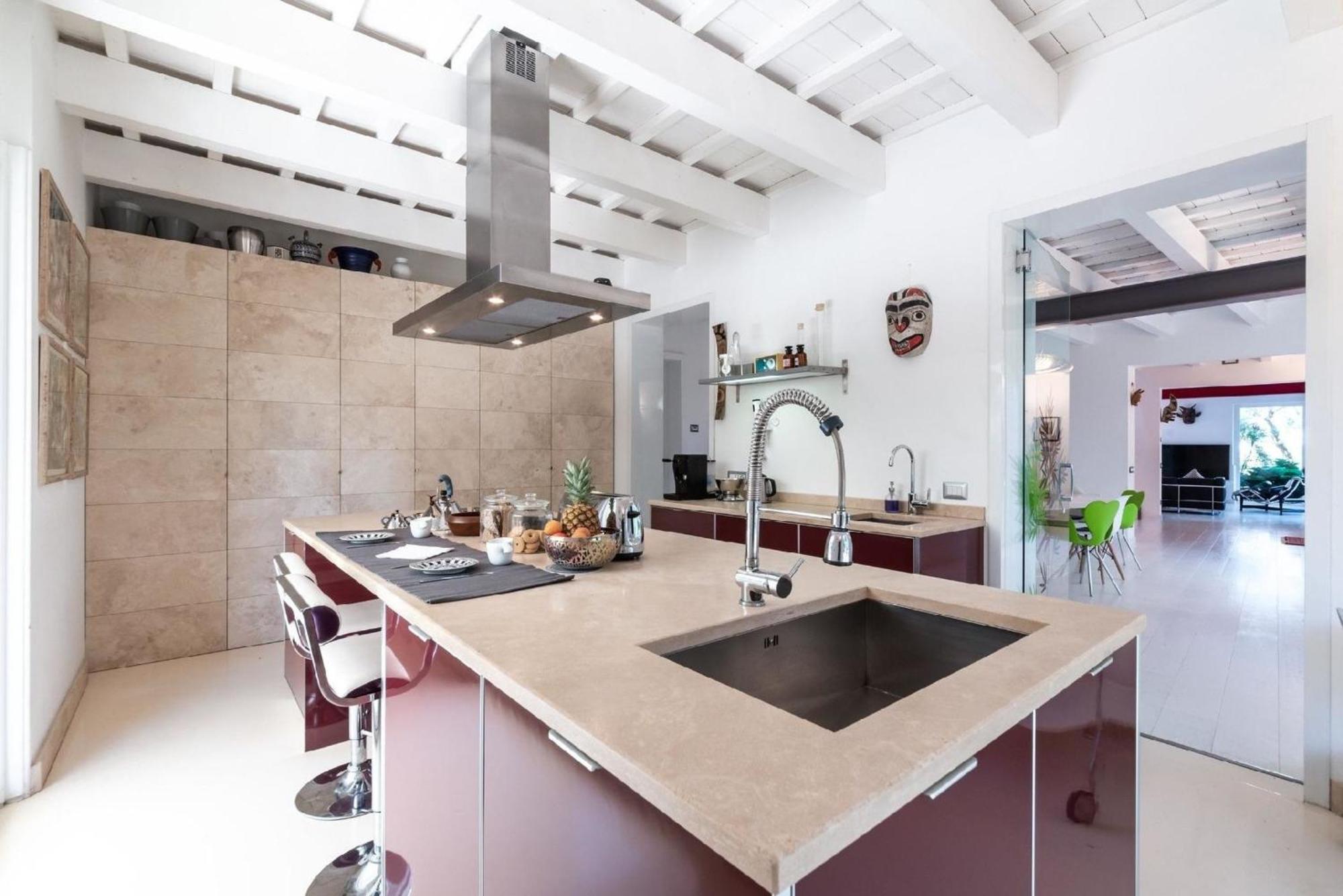 Meernahes Ferienhaus Casa Cantagallo Mit Pool Villa Fermo Exteriör bild