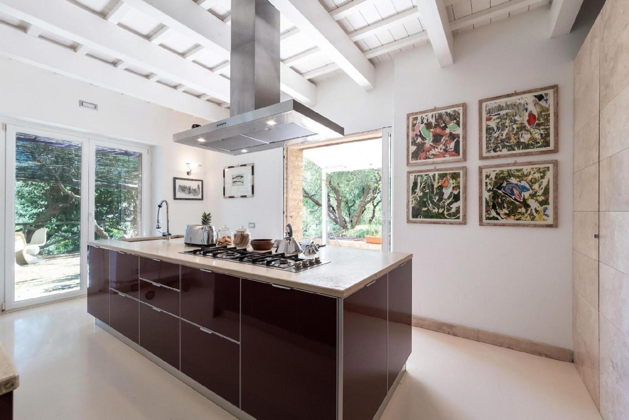 Meernahes Ferienhaus Casa Cantagallo Mit Pool Villa Fermo Exteriör bild