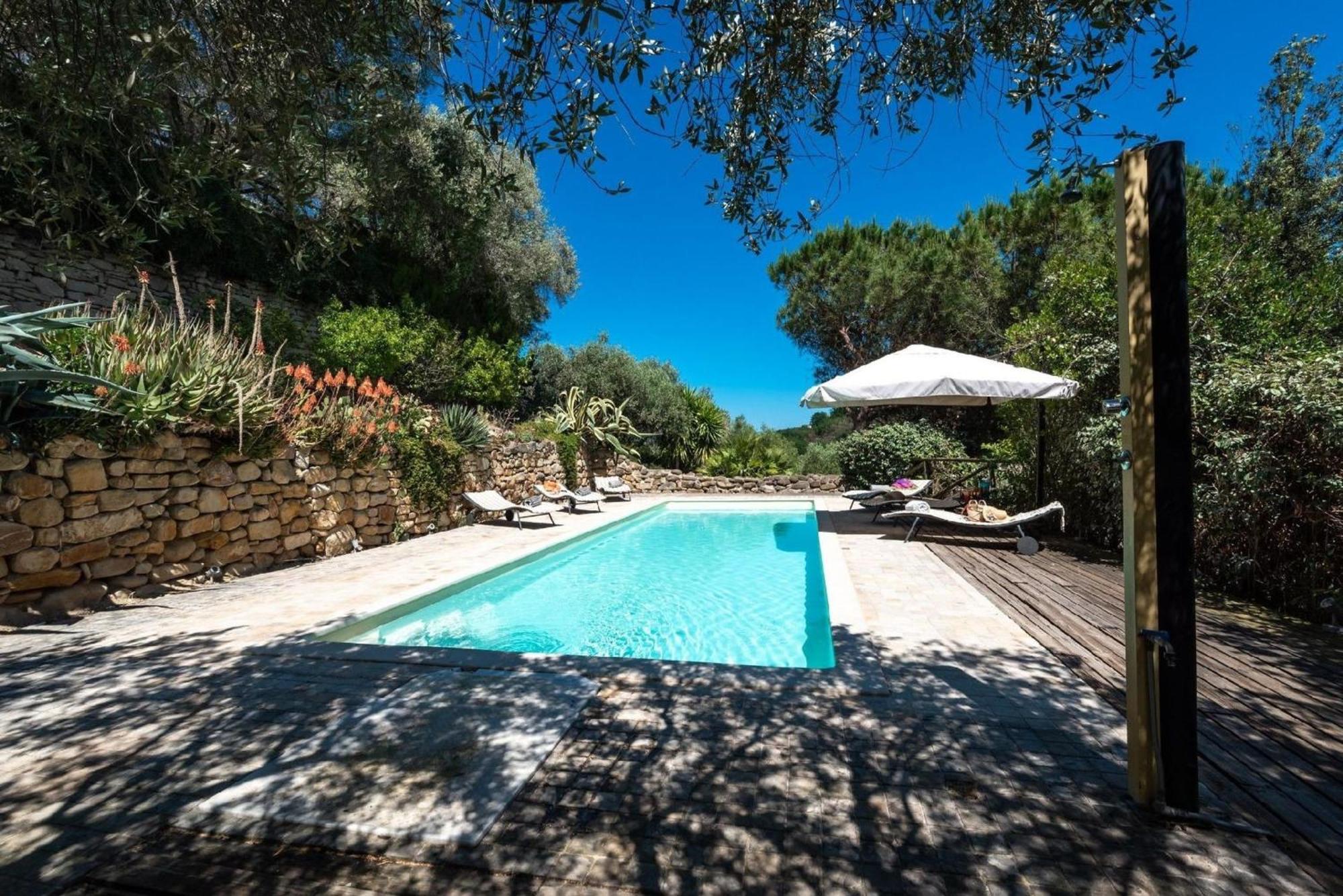 Meernahes Ferienhaus Casa Cantagallo Mit Pool Villa Fermo Exteriör bild